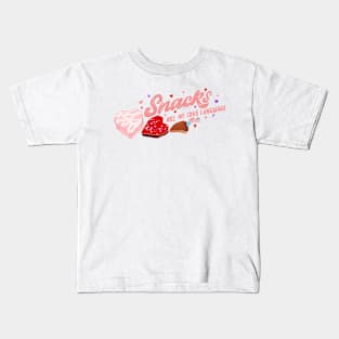 Snacks are my love language Kids T-Shirt